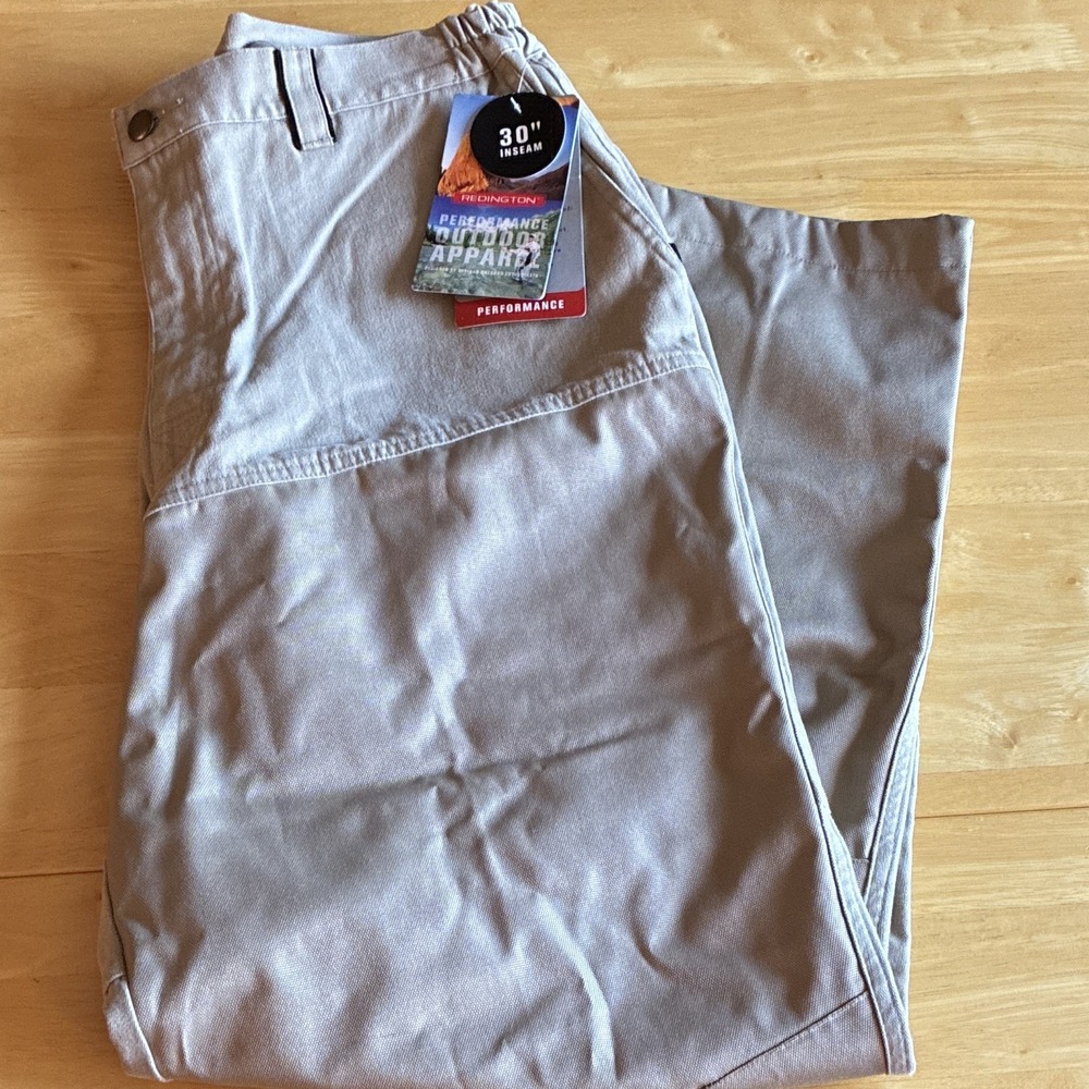 Redington On Point Canvas Upland Pants Mens M 30 Beige Waterproof